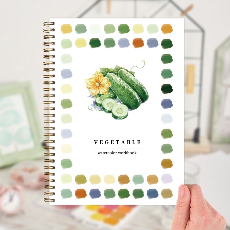 🥒Vegetable Watercolor Workbook(🔥2025 New Limited Edition)