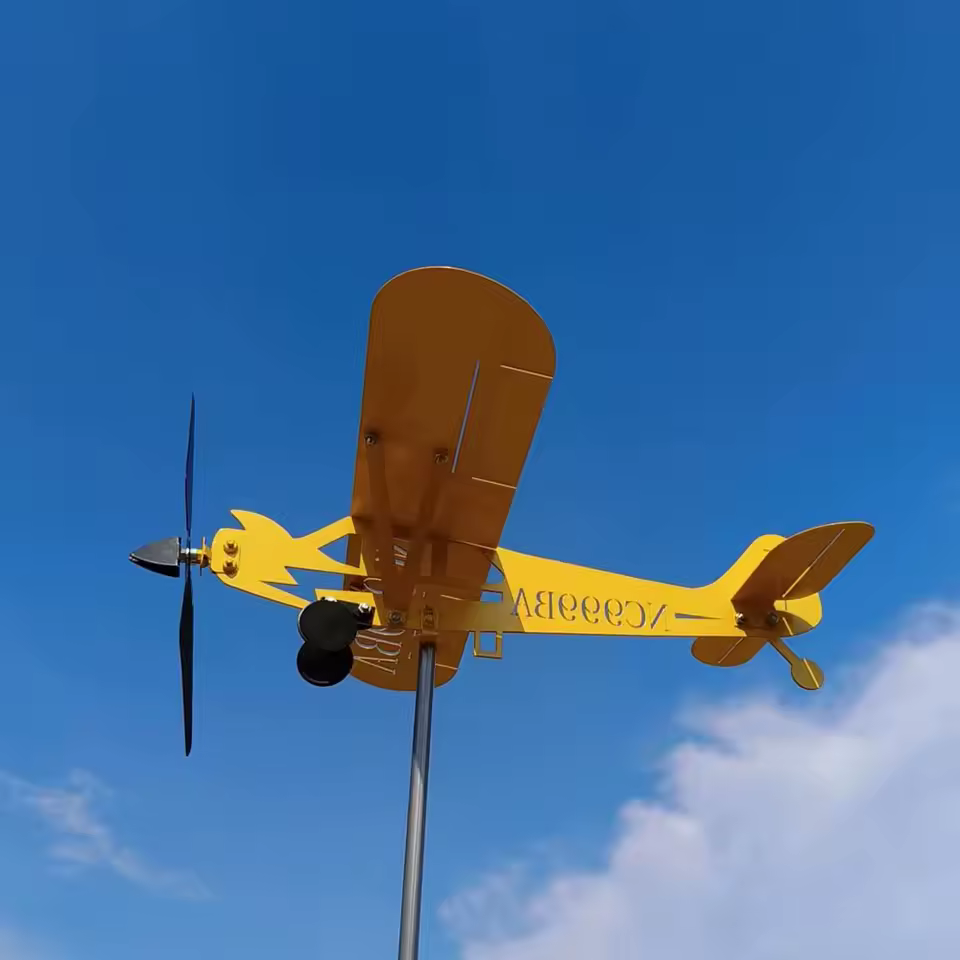 🎖️July 4th Flash Sale: 50% OFF Sitewide! 💕<strong>Handmade</strong> Windmill Aircraft Garden Decoration