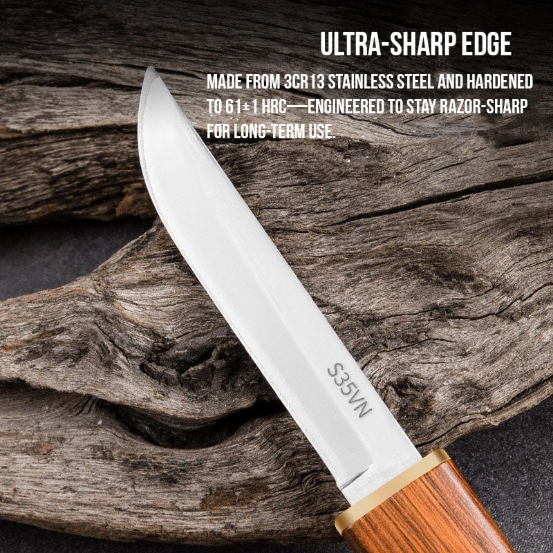 Handmade Portable 2 In 1 Double Blades Knife
