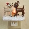 ⏰Early Halloween Sale 49% OFF🎄Rudolph and Clarice Reindeer Bonfire Night Lights