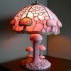 🔥(Clearance Sale -50% OFF) Stained Glass Mushroom Series Table Lamp