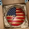 Handmade Honor US Flag Patriotic Clock-BUY 2 FREE SHIPPING