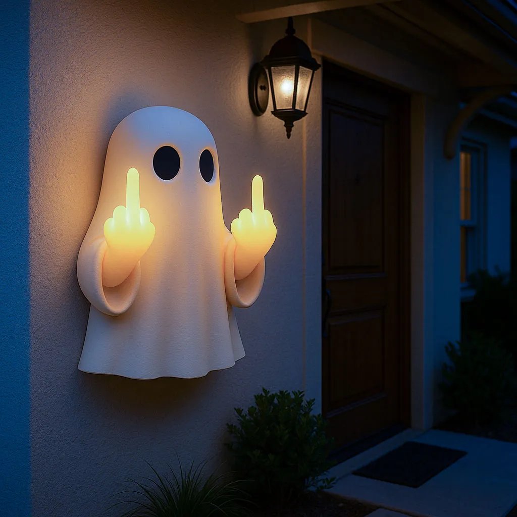 🔥Last Day 49% OFF - 👻Ghost Middle-Finger LED Lamp