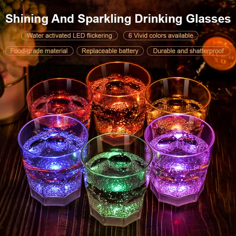 🔥Last Day Promotion 50% OFF🔥LED Light Up Cups Wine Champagne Glass
