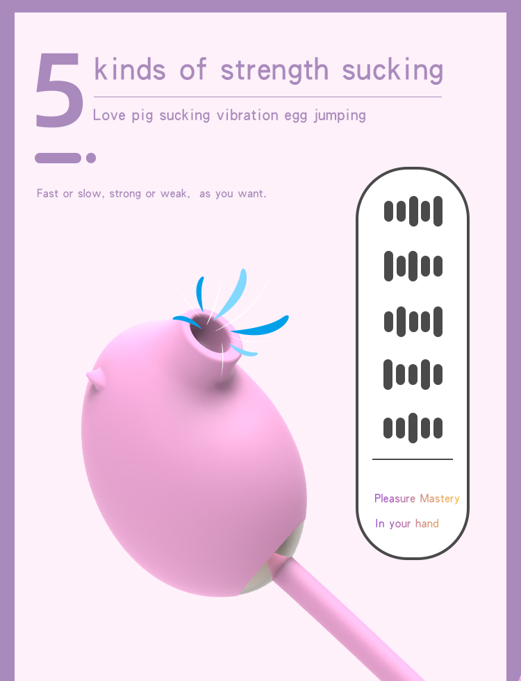 SHEMESIX - Women'S Clit Sucking G-Spot Vibrator Masturbation Stimulates Double-Headed Vibrating Eggs