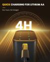 ⏰LAST DAY SALE 50% OFF🔋Rechargeable AA/AAA Lithium Batteries with Charger