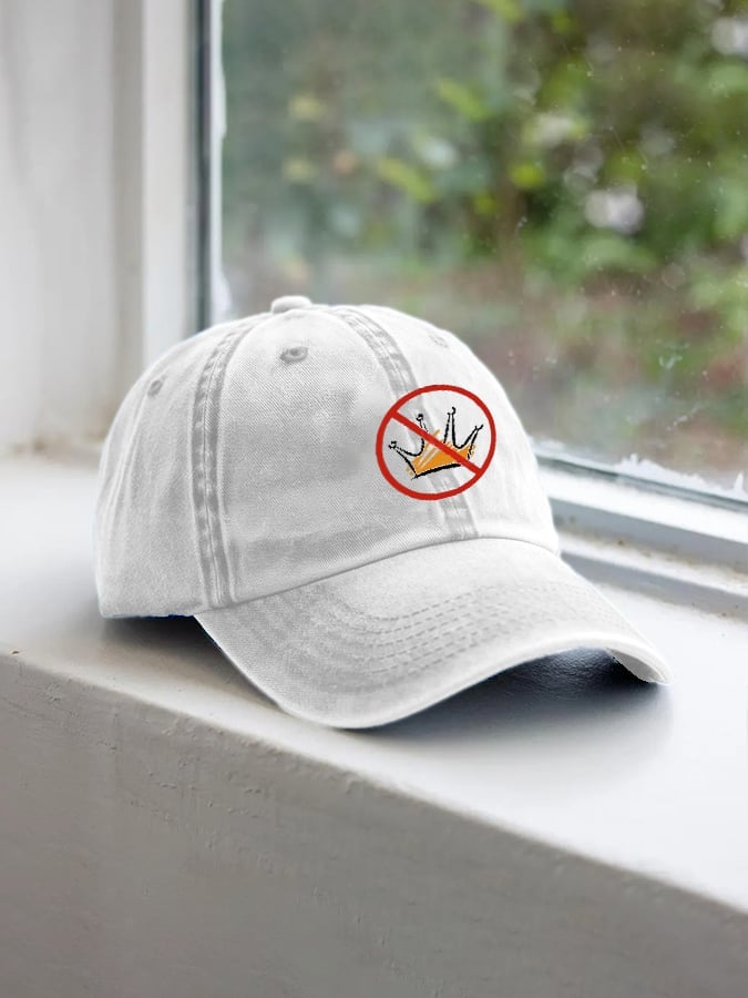 Unisex Reject King Print Baseball Cap