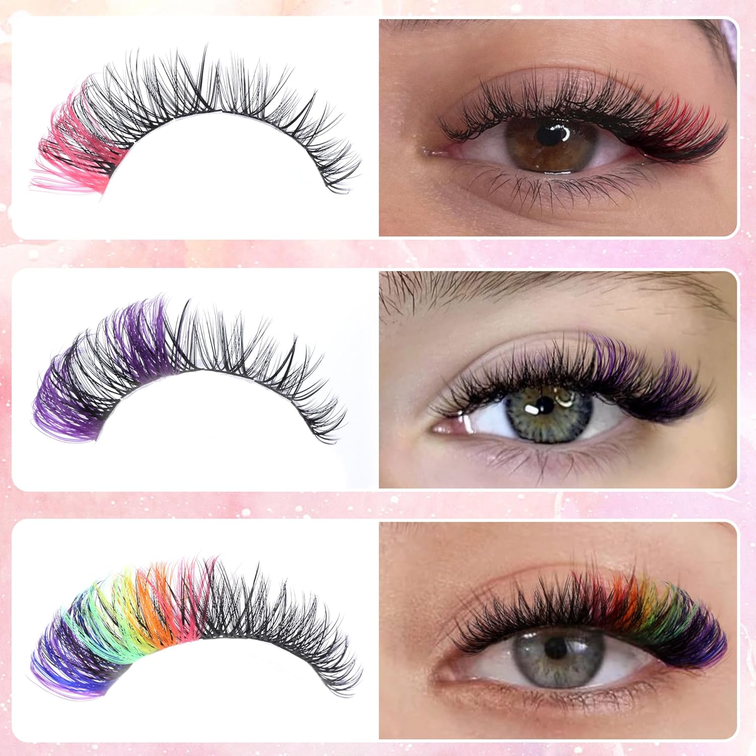 🔥Last Day Promotion 70% OFF🔥Colored Lash Clusters