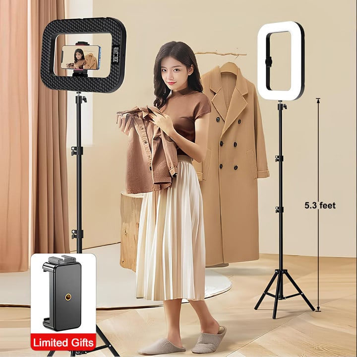 🎁TikTok Last Day Sale - 70% OFF🎉Rechargeable Selfie Portable Ring Light – Adjustable Bicolor Fill Light