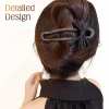 🍂TikTok Fall Sale — Last Day 70% OFF🎉Sparkling Elegant Black Bow Hair Clip for Updos