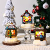 👍🔥Christmas resin small house Santa Claus store micro landscape resin ornaments