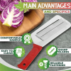 🎁TikTok Last Day Sale - 70% OFF🎉Stainless Steel Shredder Knife - Save your cooking time and energy! ⏳🍳