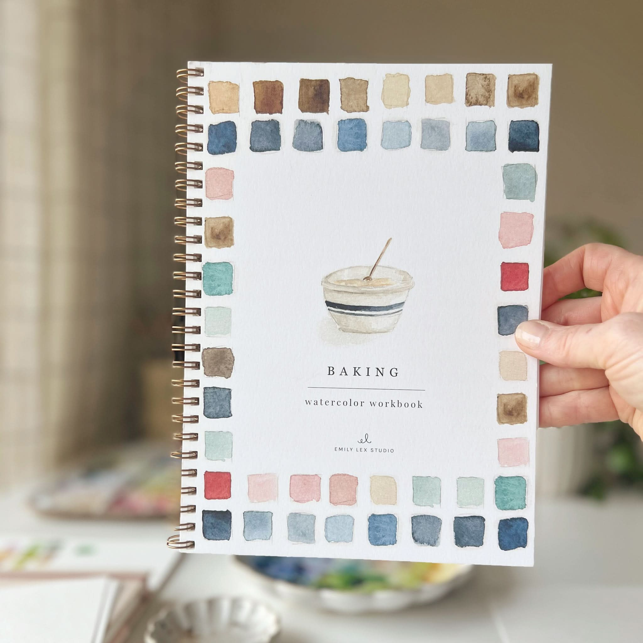 🍪Baking Watercolor Workbook