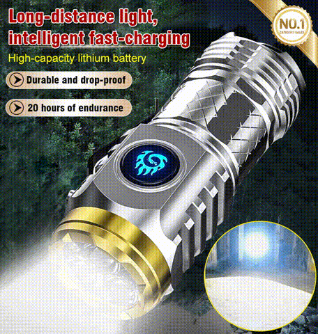 🔥Hot Sale 50% OFF💡 - Three-eyed Monster Mini Flash Super Power Flashlight