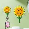🌻Smiling Sunflower Wall Hook – Easy Wall Storage Hack for Key