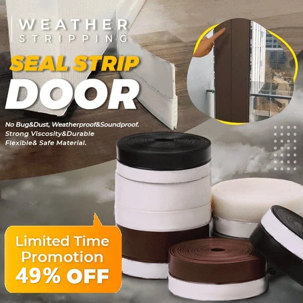 🎄Christmas Hot Sale 70% OFF🎄Weather Stripping Door Seal Strip (5M/16.4FT)