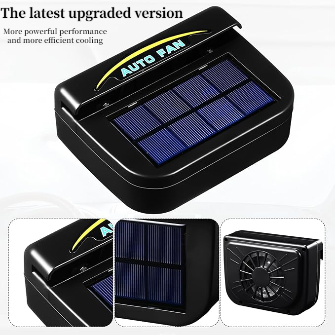 🔥Summer Hot Sale🔥The New Solar Car Cooling Artifact [air circulation exhaust fan]