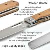 Portable Usuba Japan Traditional Kitchen Chef Knife Outdoor Cooking Camping EDC