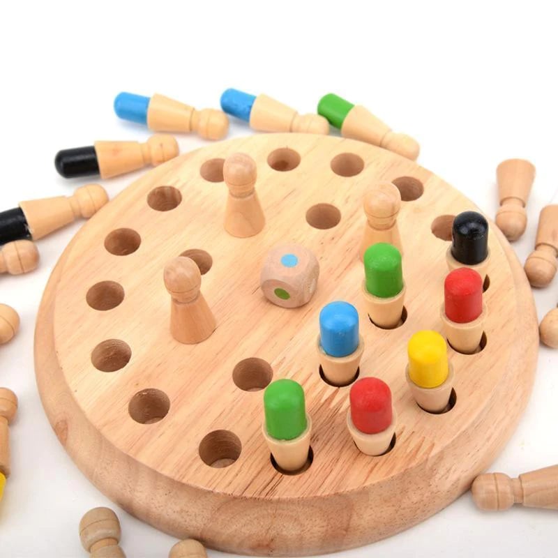 🔥Last Day Promotion 50% OFF🔥Wooden Memory Match Stick Chess