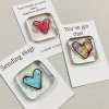 (🌲EARLY CHRISTMAS SALE - 50% OFF) Fused Glass Heart Pocket Token - Buy 6 Get Extra 20% OFF & Free Shipping