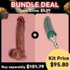 9 Vibrating 3 Telescoping Swing Realistic Dildo Vibrator 8.86 Inch