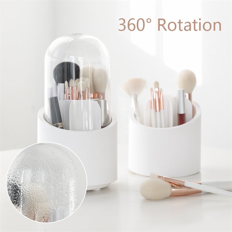 (🔥Last Day Sale- 49% OFF) 360° Rotating Makeup Brush Organizer