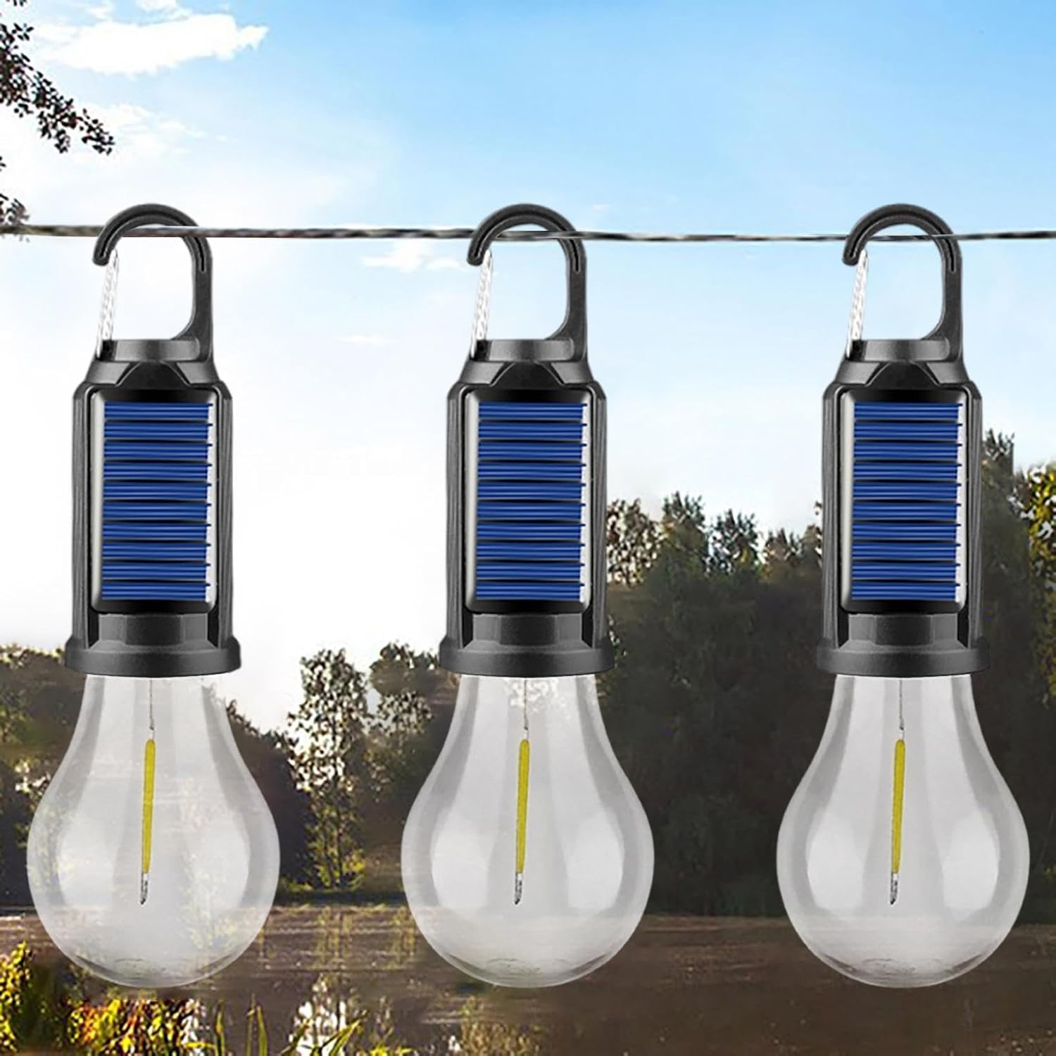 Letzter Aktionstag!🔥Vintage Solar-Campinglampe