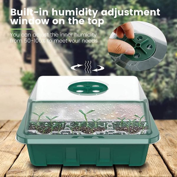 🔥Hot Sale Promotion 50% OFF - Seed Starter Trays with Grow Light