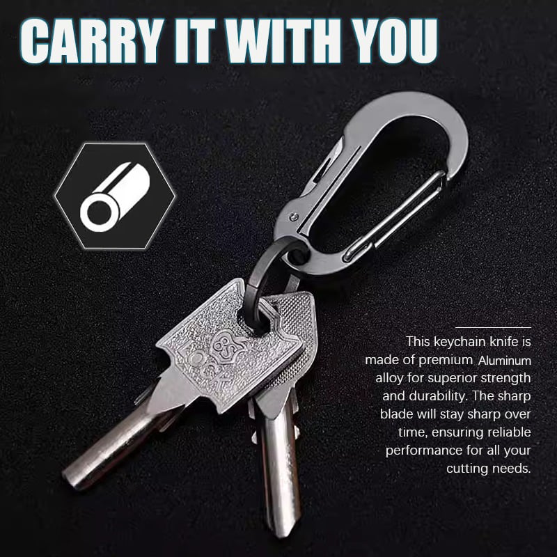 (🔥Christmas Flash Sale - 49% OFF) Multifunctional 7075 Aluminum Alloy Keychain