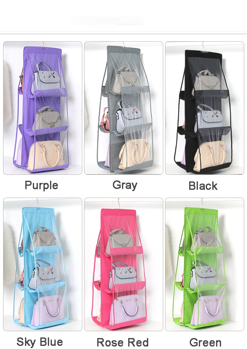 🔥Hot Sale 49% OFF🔥Double-Sided Six-Layer Hanging Storage Bag- Buy 4 Get Extra 20% OFF