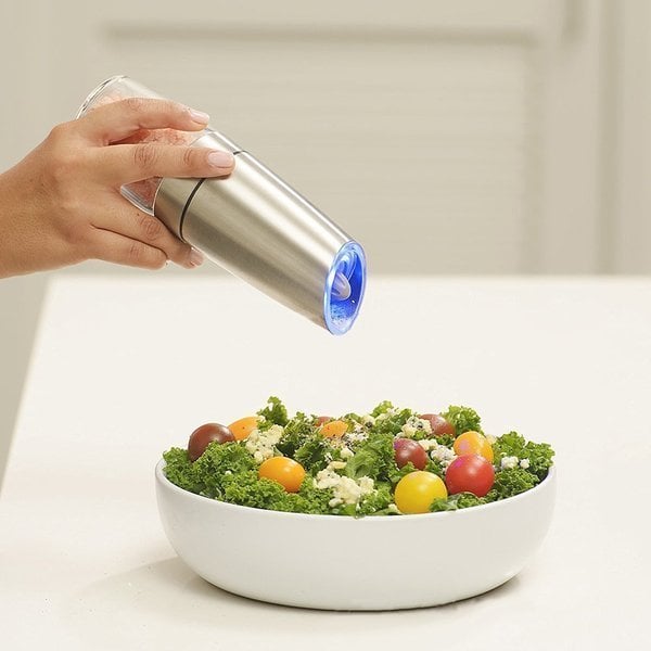 Last Day Promotion - 62% OFF🔥Automatic Electric Gravity Induction Salt and Pepper Grinder(🌈🌈Buy more save more)