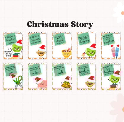 🔥LAST DAY 50% OFF-🎄Christmas card book-👩‍🏫If You Give a Teacher A Cookie Book📚