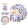 🍂TikTok Fall Mega Sale - 70% OFF🎉Satin Hair Bonnet for Sleeping with Detachable Eye Mask - Non-Slip Hair Wrap for Curly Hair