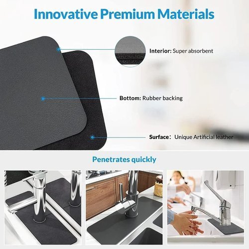 (💥SUMMER SALE- 50% OFF)Diatomite Faucet Absorbent Mat