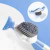 🎁TikTok Last Day Sale - 70% OFF🎉Wall-Mounted Suction Cup Toilet Cleaning Brush Set