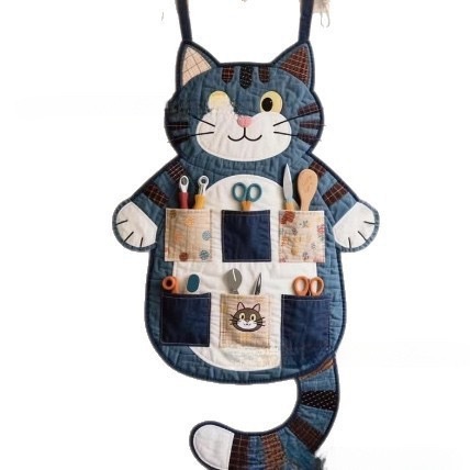 🔥Last Day Promotion 50% OFF🔥Cat Wall Organizer Sewing Template
