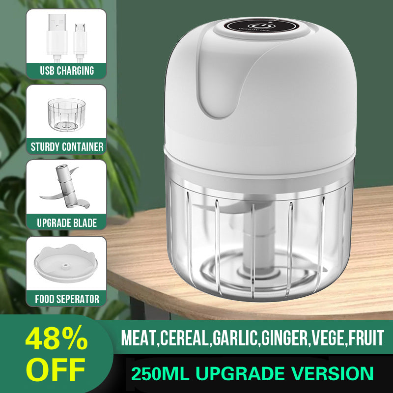 (🌲Early Christmas Sale- SAVE 49% OFF)Upgrade Large Capacity Electric Garlic Grinder(BUY 2 GET FREE SHIPPING)