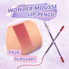 3D plump Mousse Matte Lipliner Pencil -Waterproof Long-lasting