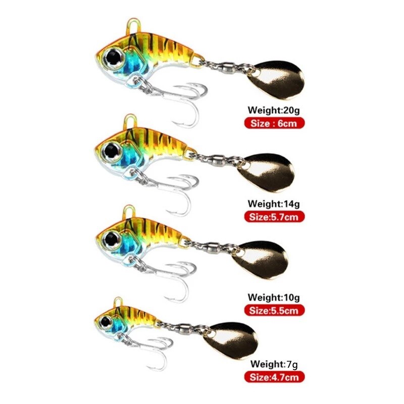 Rotating Metal VIB Vibration Bait