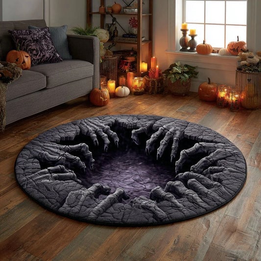 👻Spooky Décor Deals🎃3D Printed Halloween Spooky Rug