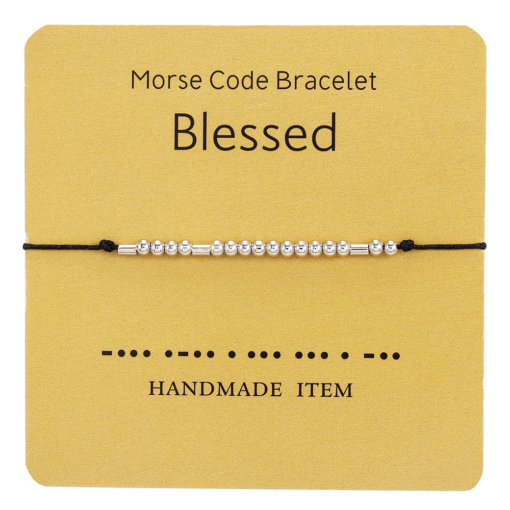 (Hot Sale-Save 50% OFF) Morse Code Bracelet