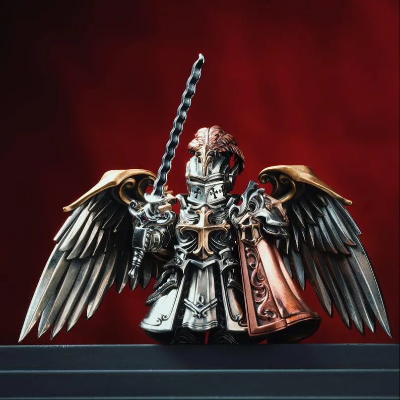 LAST DAY 50%OFF-Sunshinecraft® Handcrafted Crusader and  Crimson Templar statue
