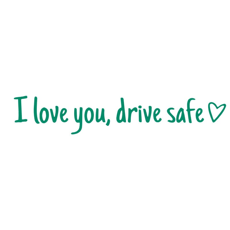🔥Last Day Promotion 50% OFF🔥I love you, drve safe Sticker(3pcs)