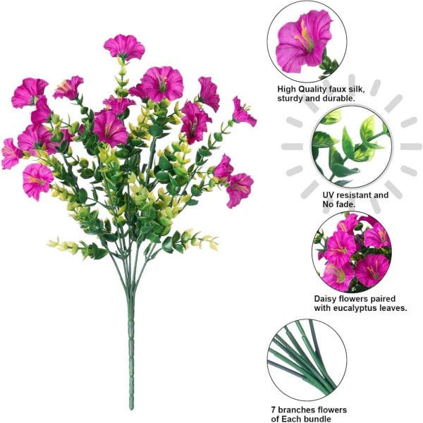 🌸 Spring Summer Home Decoration - 🌿 Fake Silk Colorful Morning Glory