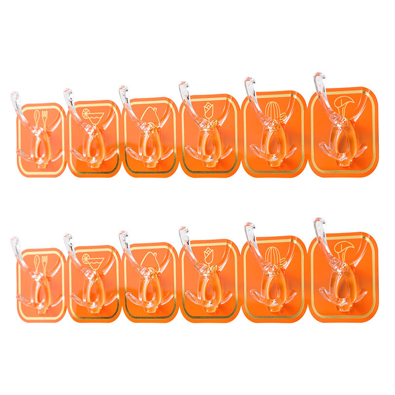 (🔥Mother's Day Hot Sale - 50% OFF) 2PCS/SET Multifunctional Transparent 6 Hooks