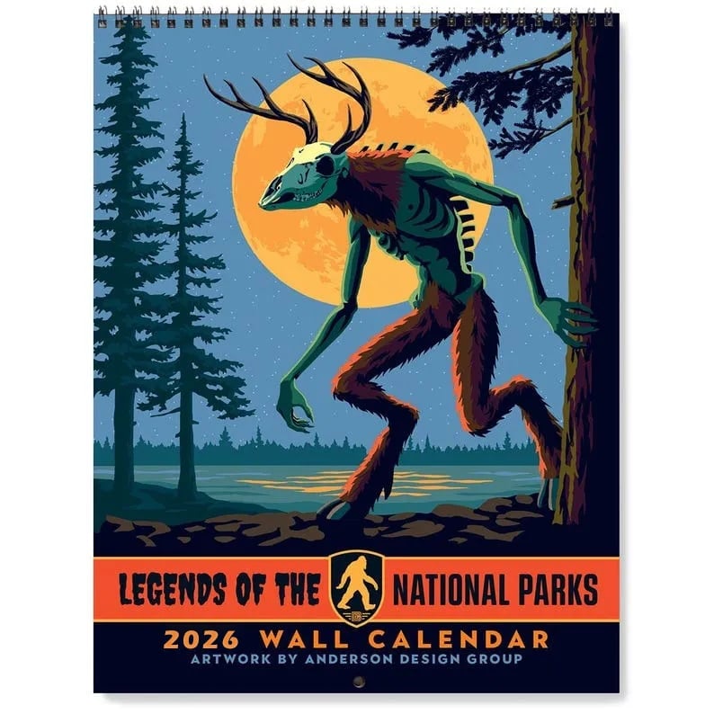 📅2026 Wall Calendar: Legends of the National Parks (Best Seller)