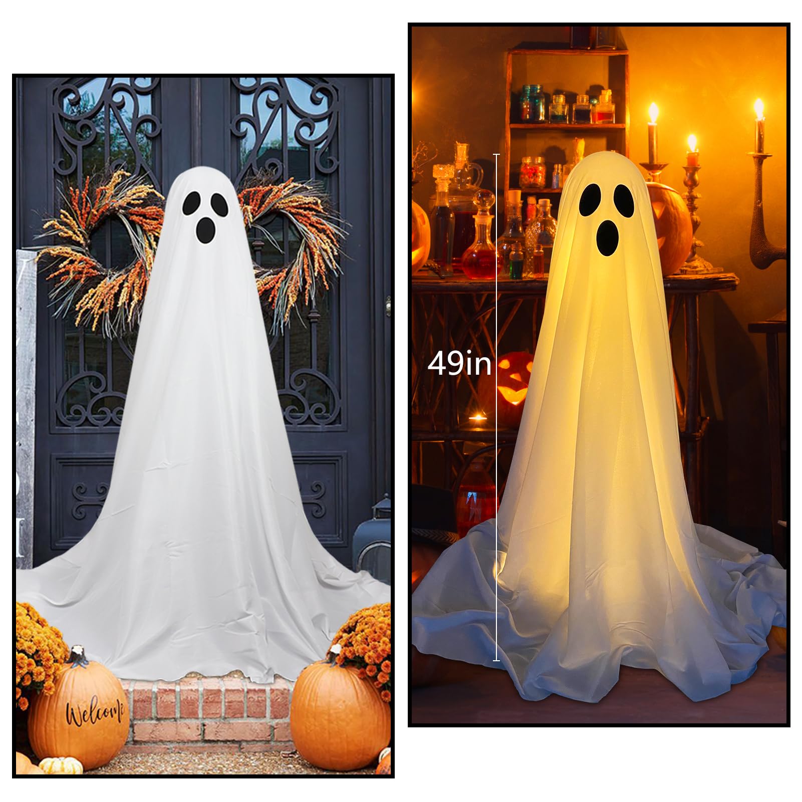 🔥Halloween Sale 49% OFF - Spooky Ghost Halloween Decorations Outdoor