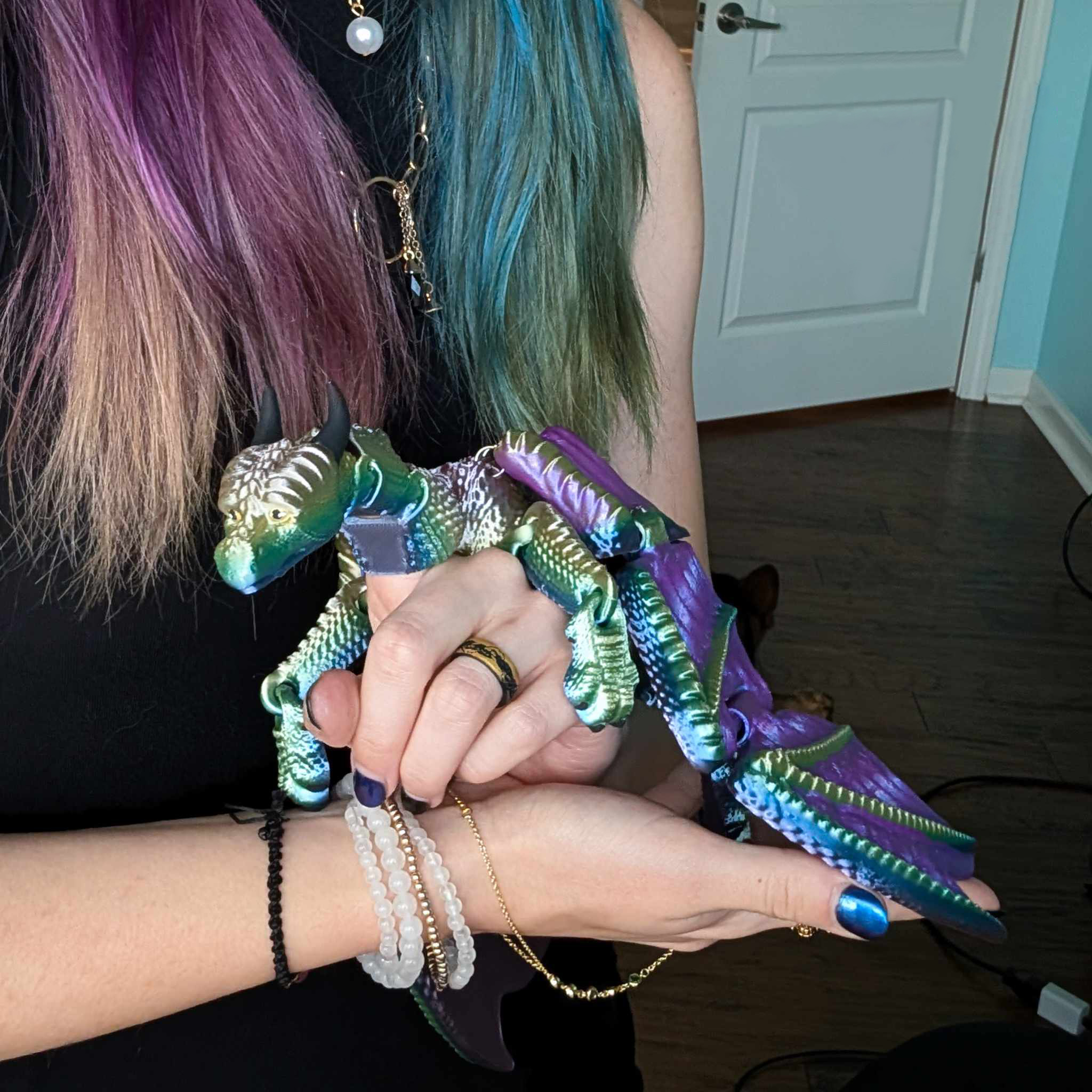 🐉Flexi Dragon Finger Arm Puppet