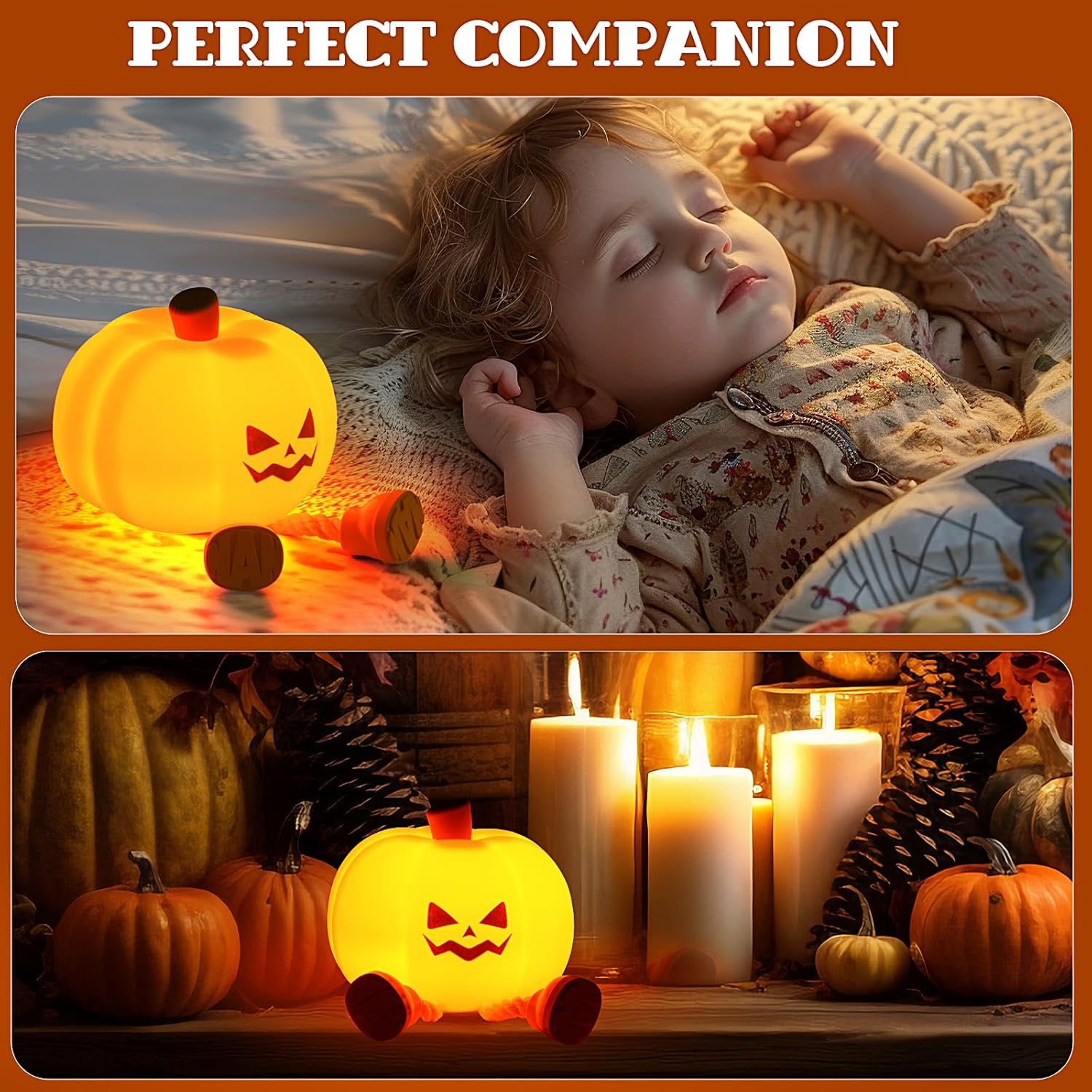 🔥🔥2025 Hot Sale🔥Mischievous Grinning Pumpkin Night Light