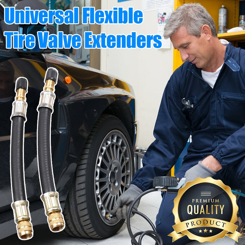 🔥 2024 HOT SALE 49% OFF 🔥Universal Flexible Tire Valve Extenders (for Car, Motorcycle, RV, Truck, Bike, Scooter)